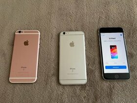 iPhone 6S růžově zlatý, iPhone 6S stříbrný, iPhone SE (2.ge)