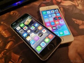 iPhone SE 1. generace 64GB stav zánovní + iPhone 5S 16GB - 1