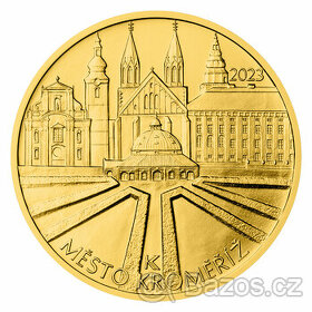 Zlatá mince ČNB 5000 Kč: KROMĚŘÍŽ - BK - 1