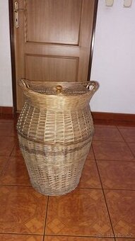 Proutěný koš na prádlo 60 cm