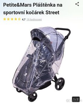 Univerzální pláštěnka na sportovní kočárek