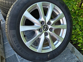17 originál 5x114,3 MAZDA 6 ☀️Continental 225/55 R17