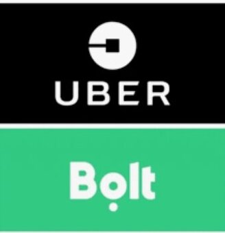 Řidič Taxi, Uber, Bolt