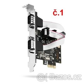 Řadiče serial RS-232/paralelní LPT,/USB/FireWire 1394/WiFi