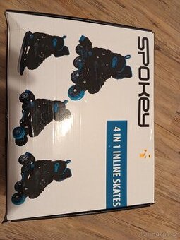Brusle inline a na led Spokey Quattro 4 in 1