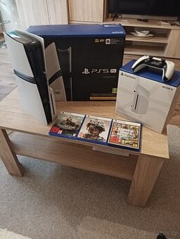 Playstation 5 Pro + Disc Drive + Hry