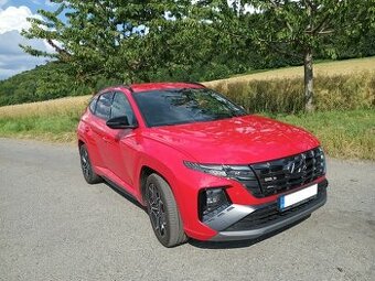 Hyundai Tucson N-line 2023, manuál, červený, 14500km,Stav n