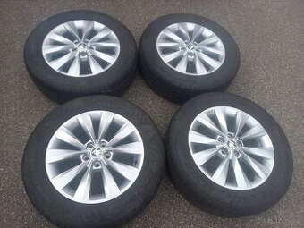 Pěkná letní ALU sada Š.Kamiq/Scala+205/60R16 Bridgestone