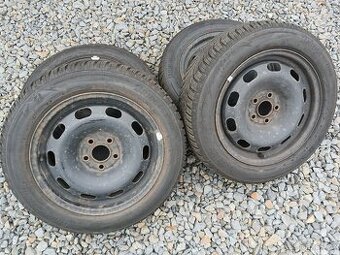 Plechová kola,sada,5x100,ET38,BRIDGESTONE,185/60 R15,8-8,5mm