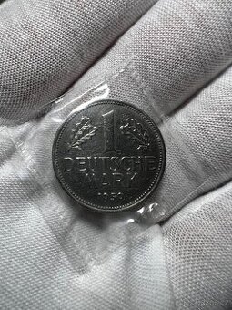 Německo 1 DM 1950 F krásná mince