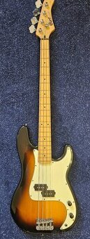 Prodam bass kytaru CORT barva Tobacco-burst