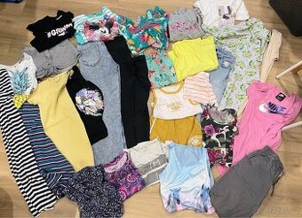 Set 29ks dívčího oblečení na donošení/lítačku vel. 8-10let