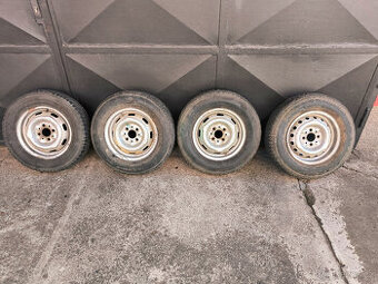 Lada,Vaz,Žiguli plechová kola+8 ks chrom. poklic-TOP