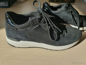 DÍVČÍ BOTY TENISKY GEOX RESPIRA VEL 36 ČERNÉ S TŘPYTKAMI