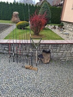 Rybářské vybavení,pruty