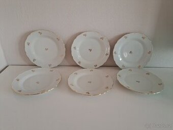 Staré dezertní talíře - Horní Slavkov