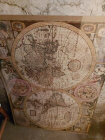 Puzzle mapa sveta v pasparte