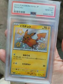 Pokémon karta shiny pikachu Japan PSA 10