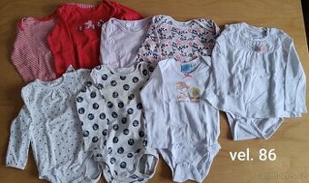 Dětské body dl. rukáv vel. 86