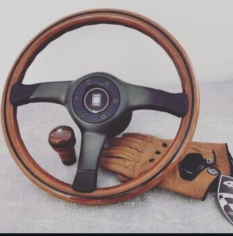 Volant NARDI + hlavice řad.páky - BMW E30/ E34