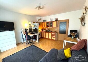 Pronájem bytu 1+kk, 45 m² s terasou, zahrádkou a parkováním,