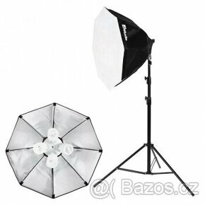 Studiová světla + stativy pro uchycení fotopozadí