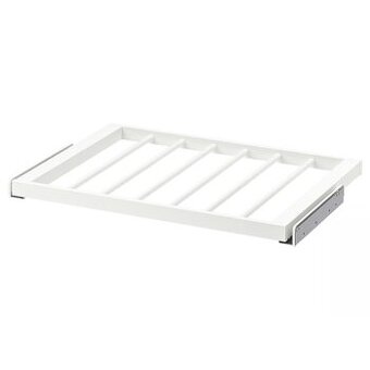 IKEA KOMPLEMENT Výsuvný věšák na kalhoty, bílá, 75x58 cm