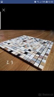 Mramorová mozaika, obklad, dlažba, mramor, přírodní kámen