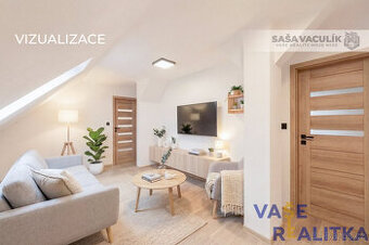 Prodej, podkrovní byt 3+kk, 56 m², Francova Lhota, okr. Vset - 1