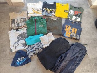 Balík chlapeckého oblečení vel 146/152