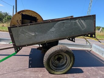 Vozík přívěs za malotraktor nebo čtyřkolku 155x95 cm