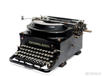 Starožitný psací stroj Continental Siletna