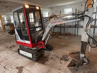 Minibagr Takeuchi TB015 2001 2x lzice Teleskop