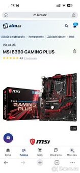 MSI B360 GAMING PLUS