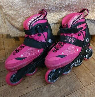Dívčí kolečkové in-line brusle, vel. 29 - 32