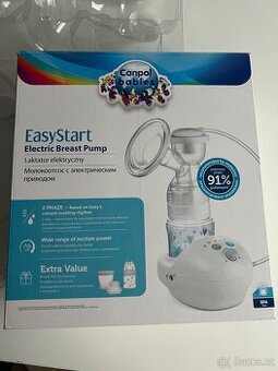 Elektrická odsávačka mléka +sáčky na MM+vlozky do podprsenky