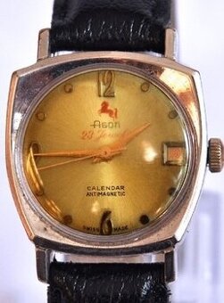 Staré mechanické hodinky AGON Swiss funkční