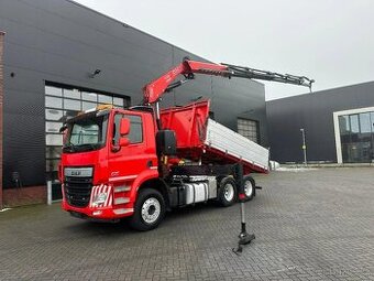 DAF CF 460 6x4 / Kombinace tahač + sklápěč / Hydr.ruka Fassi