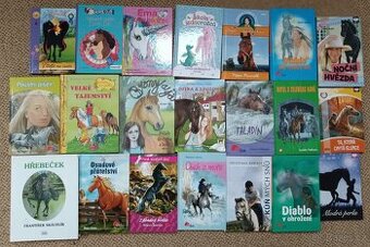 Dětskě knihy, pro mladé slečny o koních, čteni pro nejmenší