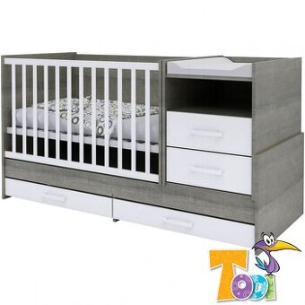 Dětská rostoucí kombi postel