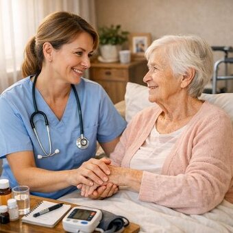 Domácí péče o seniory – zkušená ošetřovatelka (Olomouc)