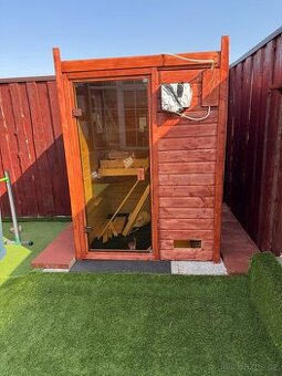 Finská sauna KARIBU SANDRA (6160 + kamna 9KW