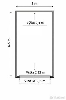 Prodej garáže, 23m², Opava, ul. Vojanova, elektřina 230V