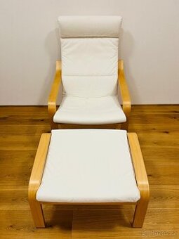 Kreslo poang s podnozbikem