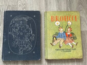 2x starší kniha Broučci (Trnka + Wenig 1938)