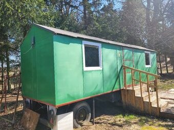 Zrekonstruovaná zateplená maringotka 8m2,4m