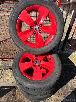 Alu kola 5x100 včetně pneu 185/60 R15 84H
