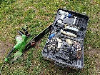 Daruji elektrické nářadí + el. řetězová pila