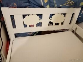 Dětská postel IKEA KRITTER, bílá, 70x160cm s matrací - 1