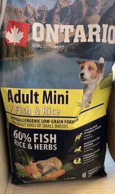 GRANULE Ontario Dog Adult Mini Fish & Rice 6,5 kg